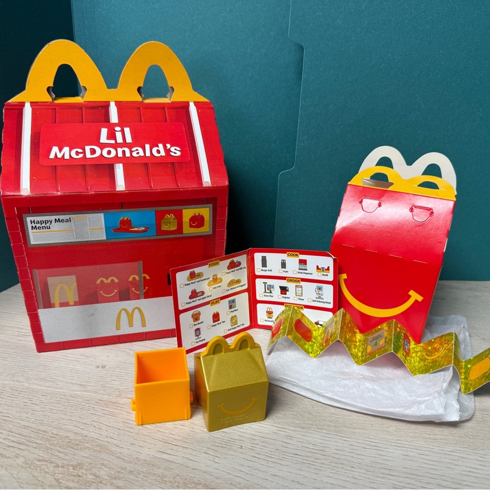 Lil McDonalds Happy Meal Toy 2025 Gold Happy Meal Box #21
